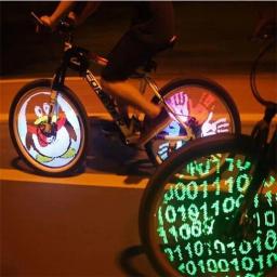 3D Bicicleta Falou Luzes LED Bicicleta Motocicleta Roda Raiou luz Protetor Cobre Tubo Para Motocross Bicicleta Bicicleta Cool Acessórios - Image 4