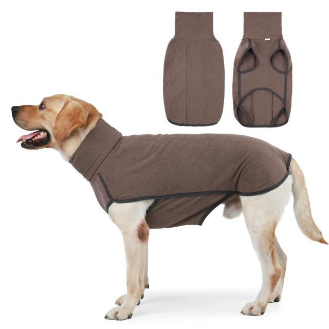 Jaqueta de Gola Alta Quente para Cães - Roupas Térmicas Outono/Inverno 2024
