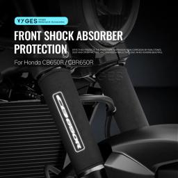 Cobertura de proteção para garfo, amortecedor, protetor de poeira, Stretch Fabrics Sleeve para Honda CB650R CBR650R CBR CB 650 R - Image 1
