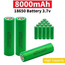 Bateria Recarregável Li-Ion com Frete Grátis, Descarga INR18650 35E, 100% Original, 18650, 8000mAh, 25A, 3.7V, 1-100Pcs, Novo, Bestselling - Image 1