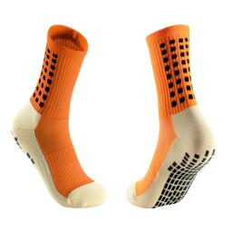 Meias de futebol de algodão para homens, meias antiderrapantes de compressão, meias esportivas, meias grip, novas - Image 3