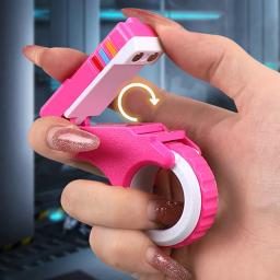 EDC Magnetic Fidget Slider, 3D Impresso Fidget Anel, Pequeno brinquedo de descompressão pistola, Ansiedade e TDAH sofredores - Image 3