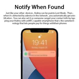 Mini Bluetooth GPS Tracking Device, Apple Find My App, Smart Tag, Anti-Lost Alarme, Posicionador, Criança, Pet, Carro, Posicionador - Image 4