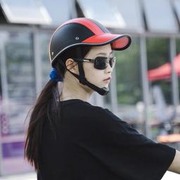 Capacete seguro com aba estendida, proteção estilo chapéu de beisebol, absorção de suor, equipamento de ciclismo, moda - Image 3