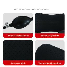 Inflável Almofada De Apoio Lombar, Portátil, Pescoço, Ombro, Postura Correta, Almofada De Massagem, Alívio Da Dor Nas Costas, Almofadas De Acampamento - Image 5