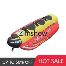 Tubo inflável para booster de barco para serviço pesado com 3 cavaleiros, tubo rebocável para adultos, barco para esportes aquáticos, novo - Image 1