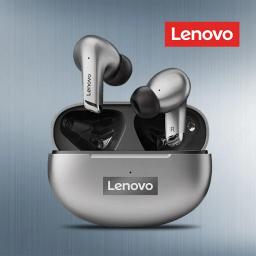 Lenovo-LP5 Fones De Ouvido Sem Fio Bluetooth, Fones De Música HiFi, Fones De Ouvido Esportivos, Fone De Ouvido À Prova D 'Água com Microfone, Novo, Original - Image 1