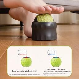 Yoga Fascia Foot Massage Ball, Aquecimento e Resfriamento, Sola De Membrana Do Pescoço, Relaxamento Muscular, Aliviar A Fadiga - Image 4