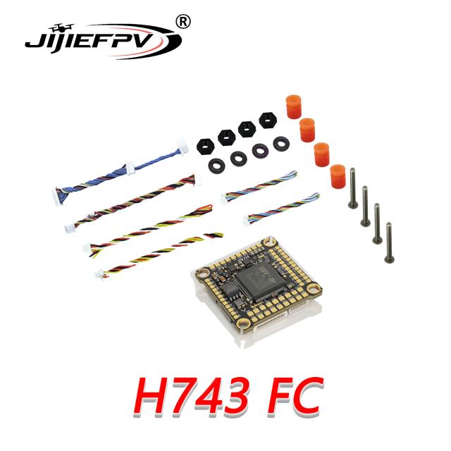 Jijiefpv H743 Controlador de Voo 8S 55A 4 em 1 ESC para Drone FPV Freestyle