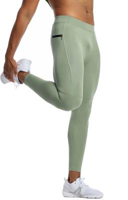 Esportes masculinos correndo leggings com bolso com zíper, calças de compressão, calças justas de basquete, ginásio Rush Guard Fit, alta qualidade Sportswear - Image 3