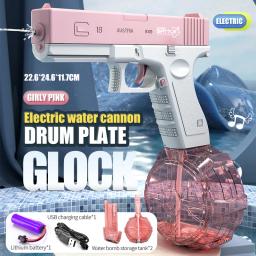 Pistola de água elétrica para adultos e crianças, pistola automática de tiro, brinquedo de praia de verão, presente do festival, meninos e meninas, nova - Image 2