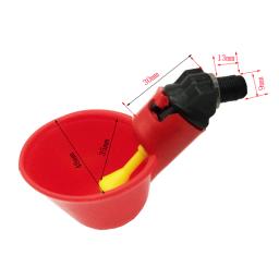 Pendurado copos de água para quintal, automático poultry bebedor, frango e codorna, mamilo beber tigela, aves tigela, 5 PCs, 10PCs - Image 2