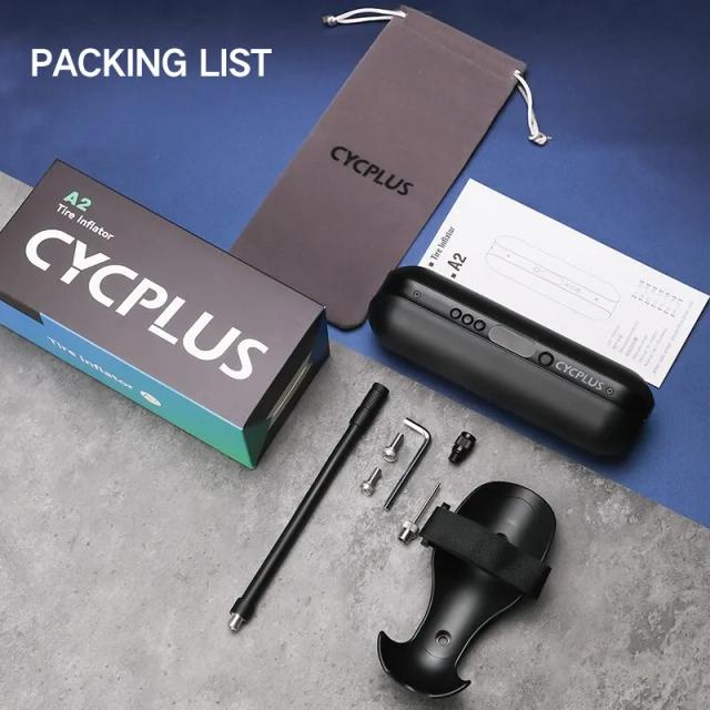 Inflador de Ar Inteligente Portátil CYCPLUS para MTB, Bicicletas e Carros - Bomba Sem Fio com Alta Pressão de 150psi