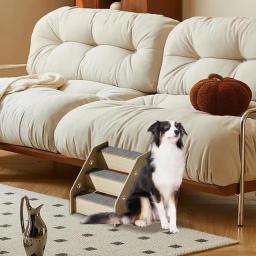 Escadas de espuma de memória antiderrapante para cães pequenos, rampa do sofá do gato, escada do filhote de cachorro, suprimentos do cão, 2 ou 3 etapas - Image 3