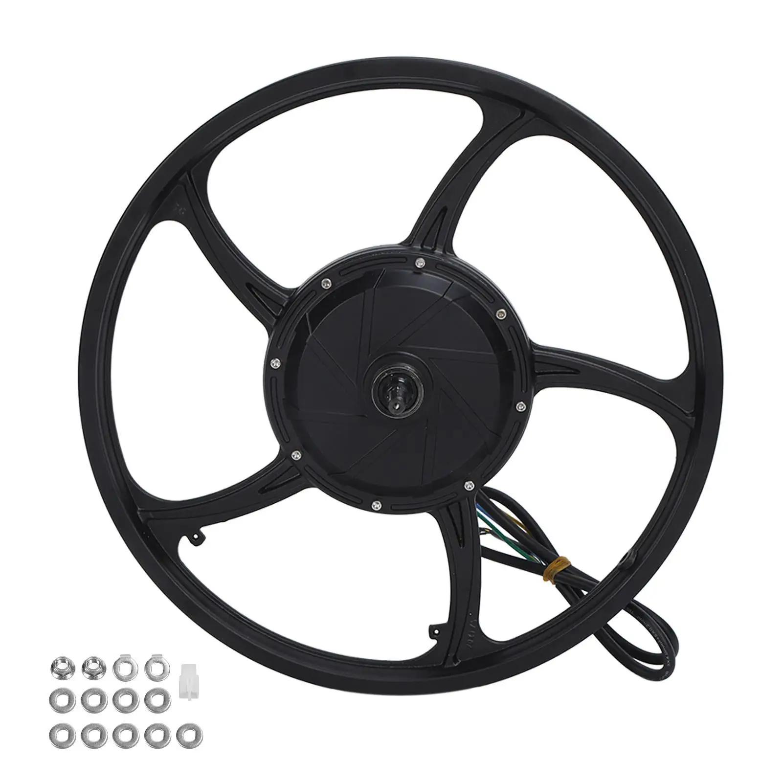 Motor elétrico do cubo para E-Bikes, Scooters e Go-Karts, movimentação de ciclismo do elevado desempenho, 36V, 72V, 500W, 1500W, 20" - Image 1