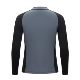 Fato de neoprene de manga comprida masculino, roupas de mergulho, roupa de banho de surf preto e vermelho, novo, 2mm - Image 3