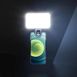 Multifuncional Ajustável Luminária de Brilho, Portátil, Selfie, Computador, Celular, Transmissão ao Vivo, Vlog, Luz de Preenchimento, Vídeo - Image 1