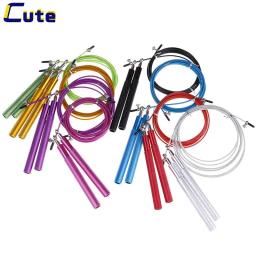 Ajustável treino de fitness pular corda universal exercisesteel fio universal rolamentos de esferas equipamentos de pular corda - Image 1