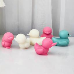 Moldes De Vela De Silicone De Pato De Natação 3D Bonito Sabão De Pato Gesso Artesanato De Resina Molde De Cimento Bolo De Chocolate Animal DIY Ferramenta De Cozimento - Image 4