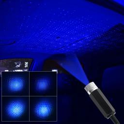 USB atmosfera levou luz, projetor estrela do telhado, lâmpada do teto, céu estrelado, romântico, festa, telhado, carro, decoração do quarto, lâmpada da noite - Image 1