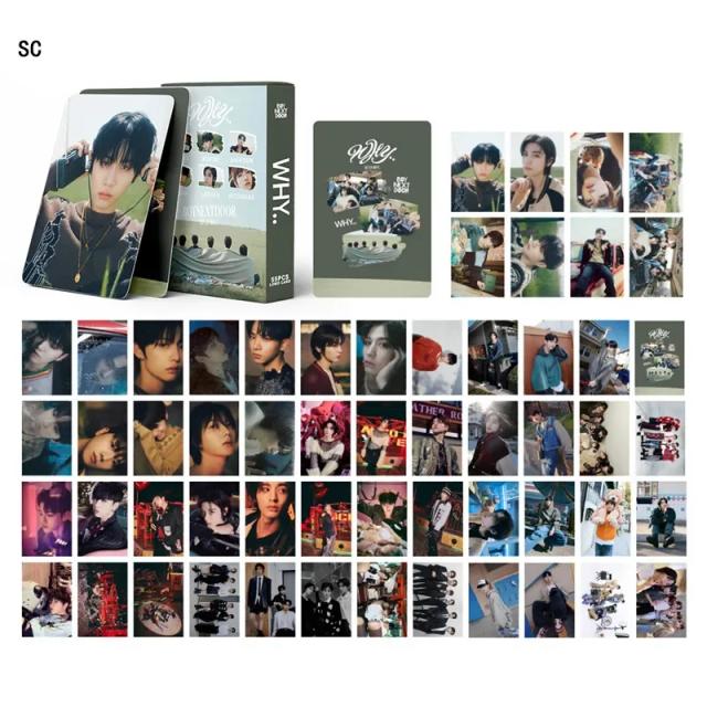 Conjunto de 55 Cartões Lomo Kpop para Fãs: Meninos Próxima Porta com Fotos de Park SungHo, Lee SangYoung e Han DongMin