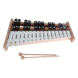 Xilofone Glockenspiel com Marretas, Compacto Profissional para Amantes de Música Adultos e Crianças, Adultos, 27 Notas - Image 1