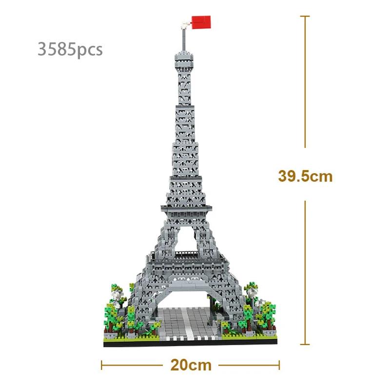 Cidade mini blocos de construção Mundialmente famosos arquitetônicos miniatura modelos Indian Taj Mahal blocos de construção Brinquedos infantis criativos - Image 1