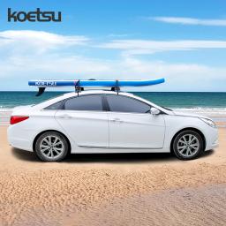 KOETSU-Paddle Board Soft Telhado Rack, suporte de viagem móvel simples, Outdoor Camping SUV Bagagem Rack - Image 4