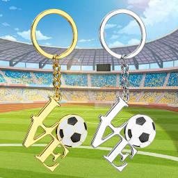 Futebol lembrança chaveiro para homens, fãs de futebol, saco pingente, chaveiro, Copa do mundo troféu, Copa do mundo, presente acessórios, menino, homens - Image 2