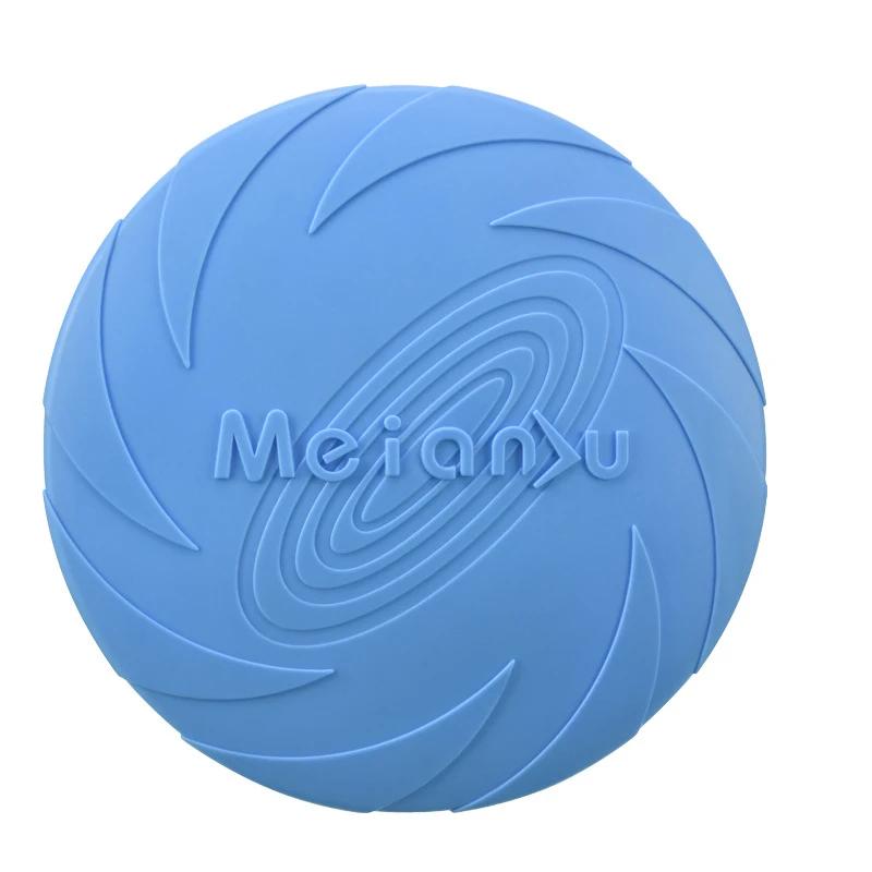 Silicone Jogo Frisbee Discos Voadores para Cão, Brinquedos Interativos, Treinamento, Pet Supplies, Moda, 15 cm, 18 cm, 22cm - Image 1