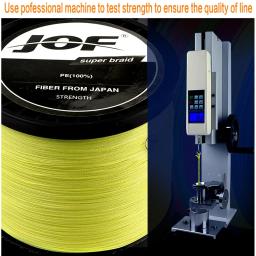 Linha de pesca forte da fibra do multifilament do japão da linha de pesca 1000m 500m 4 fios 0.10mm-0.70mm 10lb-120lb do fio trançado do pe de jof - Image 5