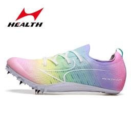 Health CP1 Respirável Placa De Carbono Tênis Para Homens, Treinamento De Corrida, Prego Completo Envolvido, Campo De Atletismo, 100 m, Sprint Spikes - Image 1