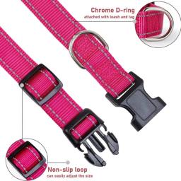 Strap Collar Reflective Dog, Segurança ajustável, Nylon Pet Traction Rope, Adequado para animais de pequeno e médio porte - Image 3