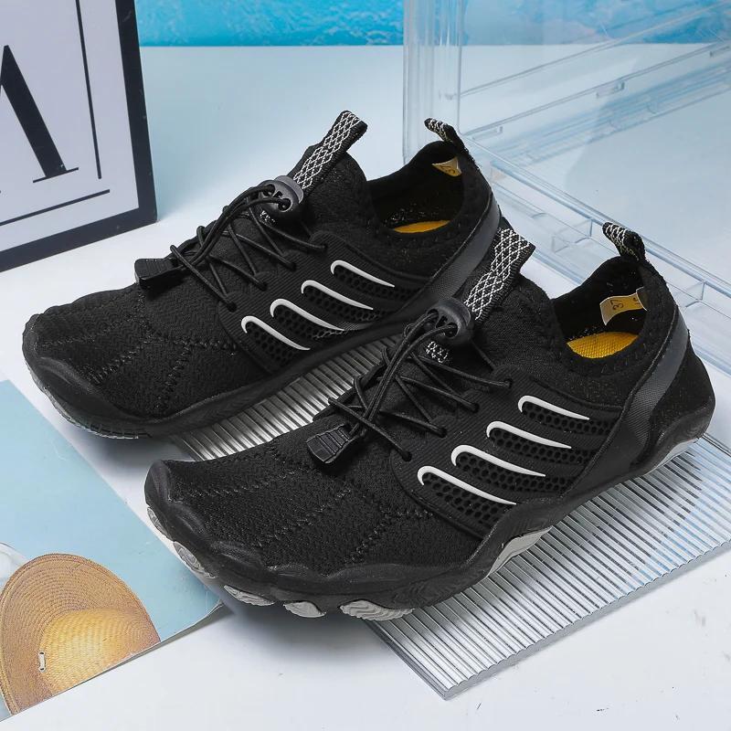 Sapatos de praia respiráveis para mulheres, calçados de esportes aquáticos, antiderrapantes, para natação, surf, corrida, atlético, secagem rápida - Image 1