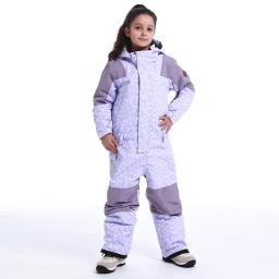 GSOU SNOW -30 ℃   Crianças terno de esqui 2023 inverno jaqueta de snowboard meninos e meninas ao ar livre ternos de neve quente à prova dwaterproof água crianças jaqueta de esqui - Image 2