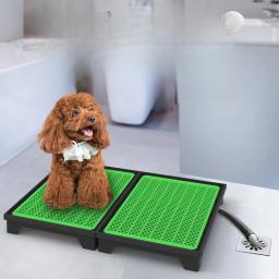 Treinamento WC para cão e cachorro, acessórios de limpeza, vaso sanitário plástico, pata mais limpo, produtos para animais, cy50dt - Image 1