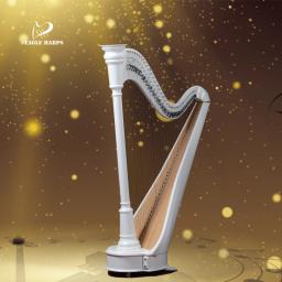 Blanche eagleharp 38 cordas instrumento de harpa profissional artesanal maple - Image 4