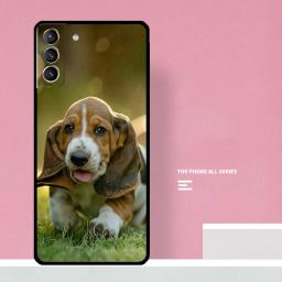 Basset cão de caça caso para samsung galaxy s22 s23 ultra s20 s21 fe nota 10 plus s8 s9 s10 note20 ultra capa - Image 4