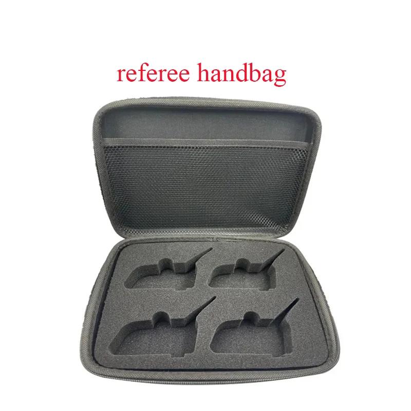 Futebol Árbitro Intercom Bolsa com Auscultadores Suspensos, EJEAS Vnetphone V4C e V6C, V6 Pro e V4 Plus, 3,5mm, 4PCs - Image 1