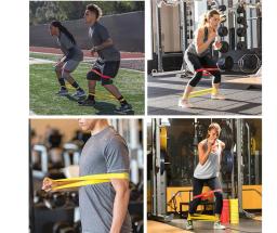 Bandas elásticas de resistência TPE Fitness esporte Loop de borracha Treinamento de força Cinto expansor de treino Yoga casa, equipamento de ginástica - Image 6