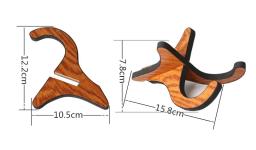 Madeira Stand para Ukulele Guitar, Cordas Musicais, Instrumento Parte, Acessórios, Novo - Image 3