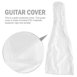 Prata revestido guitarra caso capa, útil instrumento protetor, pano de proteção, poeira, durável, baixo, balada - Image 2