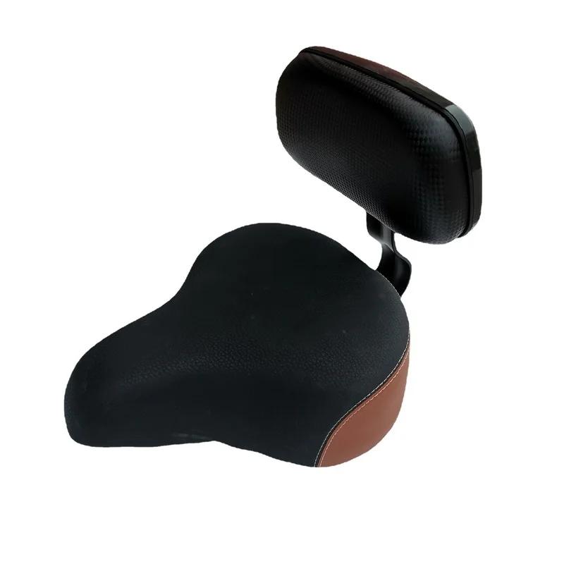 Universal Comfort Gel Triciclo Saddle Seat, Scooter elétrico, bicicleta, suporte para encosto, capa de couro PU, acessórios de bicicleta - Image 1