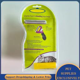 Pente do animal de estimação para o gato do cão escova da remoção do cabelo do animal de estimação grooming ferramentas cini furmines cabelo derramamento trimmer pente filhote de cachorro suprimentos de limpeza - Image 6