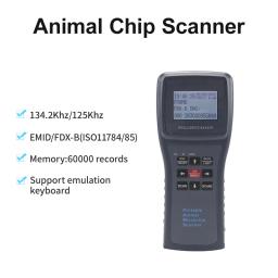 Grande Exibição OLED Microchip Scanner para Animais, Pet Chip Reader, Enhanced Software PC, cão, gato, 134.2Khz - Image 1