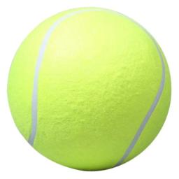 Bola de tênis inflável gigante para cachorro, Chew Toy, Pet Dog Brinquedos interativos, Big Cricket Supplies, ao ar livre, 24cm - Image 5