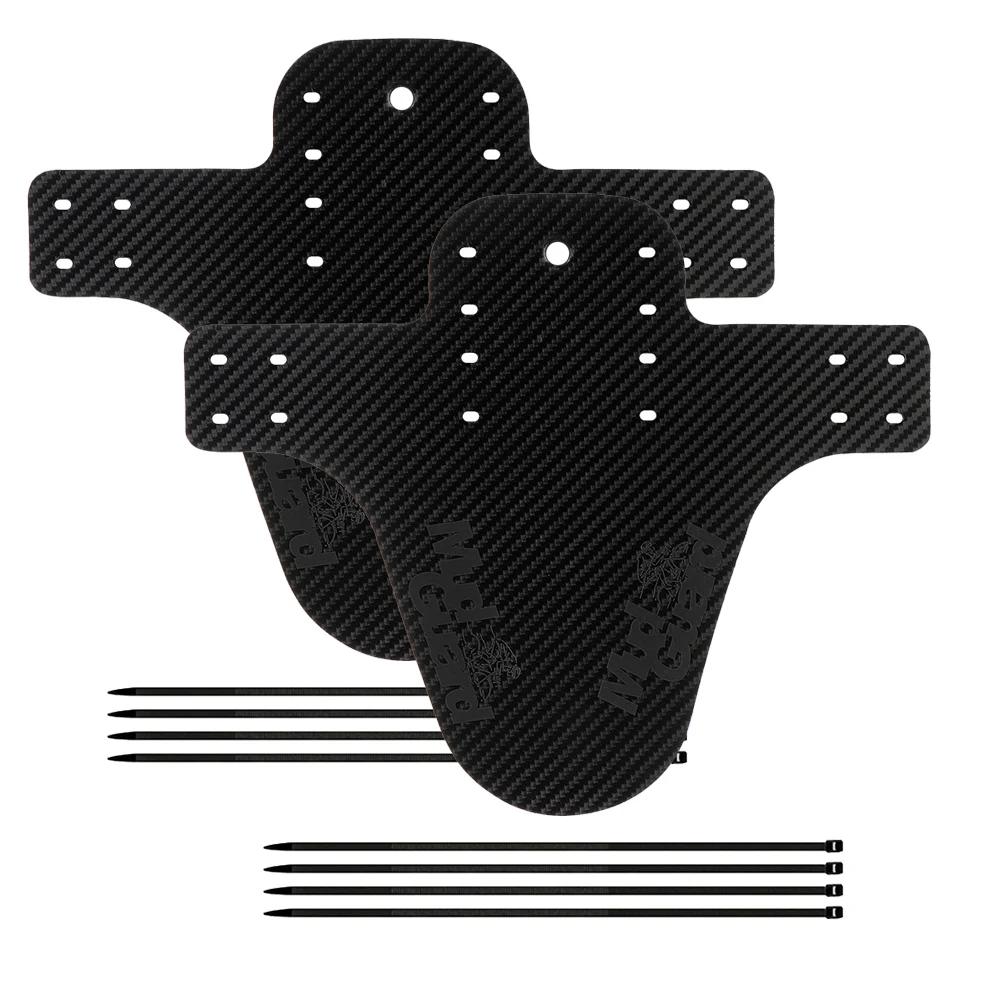 Fibra de carbono dianteiro e traseiro Bicycle Fenders, Road Bike Tire Wings, Lama Guard, Roda Fender, Peças da bicicleta, 2 Pcs Set - Image 1