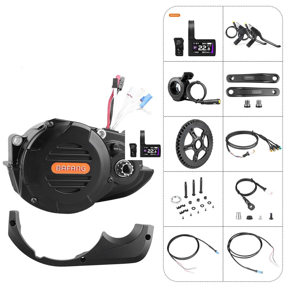 Bafang M620 G510 48V 52V 1000W Mid Drive e-Bike Motor Kit de conversão de bicicleta de carga elétrica com display DPC245 - Image 1
