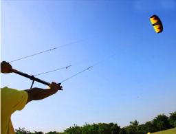 Frete grátis esportes kite barra de controle três linha alimentação acessórios pipa dupla linha dublê pipas para adultos equipamentos pipa iniciante - Image 4