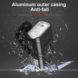 Luz dianteira da bicicleta usb recarregável display de energia luz led à prova dwaterproof água farol lanterna ciclismo acessórios - Image 6